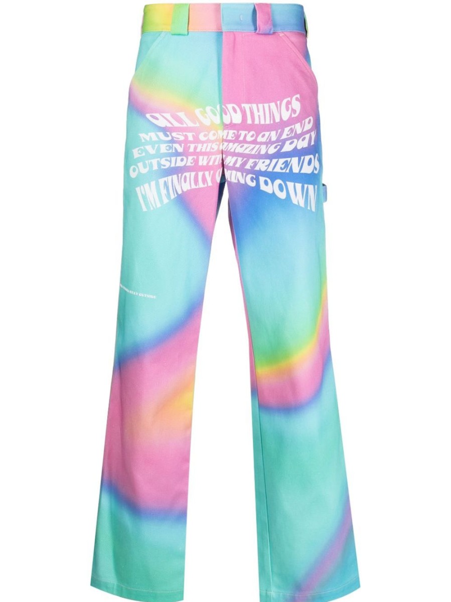 Uomo MSFTSREP | Pantalone A Gamba Dritta Trippy Summer