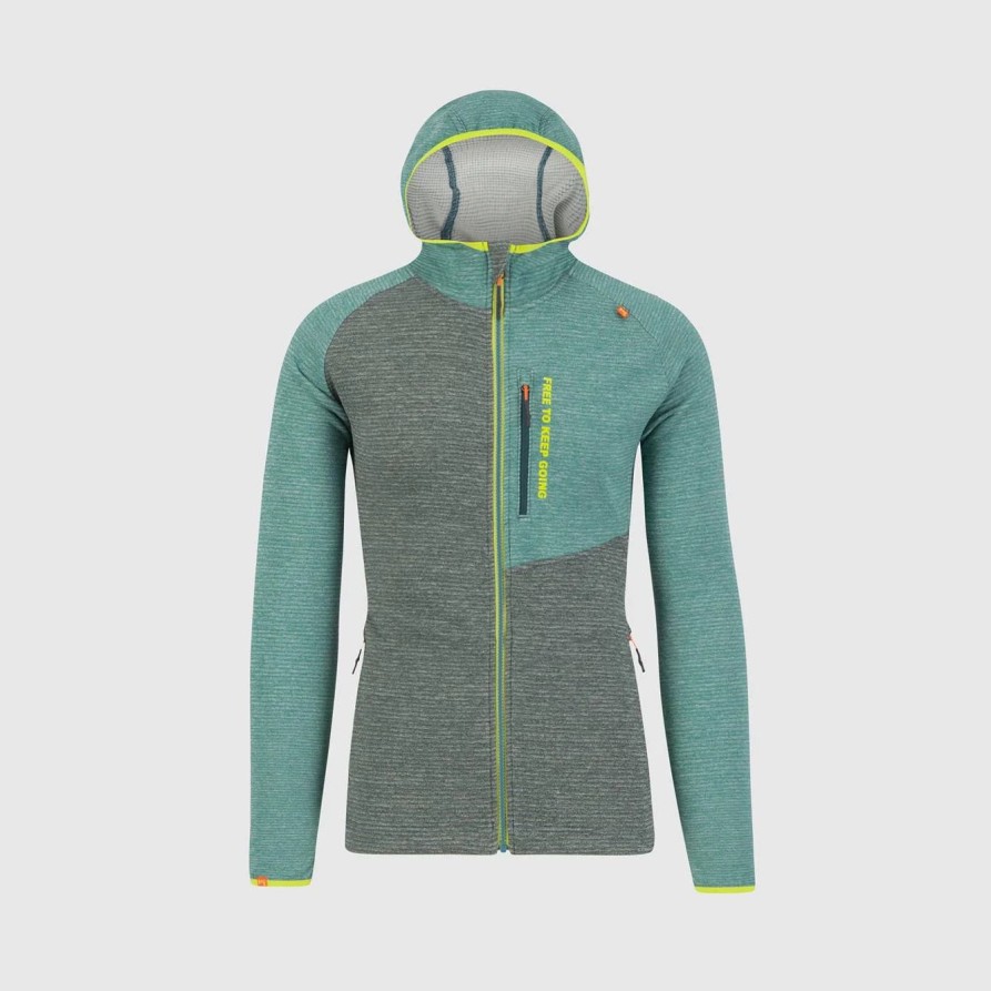 Sport KARPOS | Felpa Con Cappuccio Full Zip Camoscio