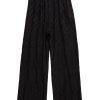 Donna BALENCIAGA | Pantaloni A Gamba Larga In Jacquard Con Logo