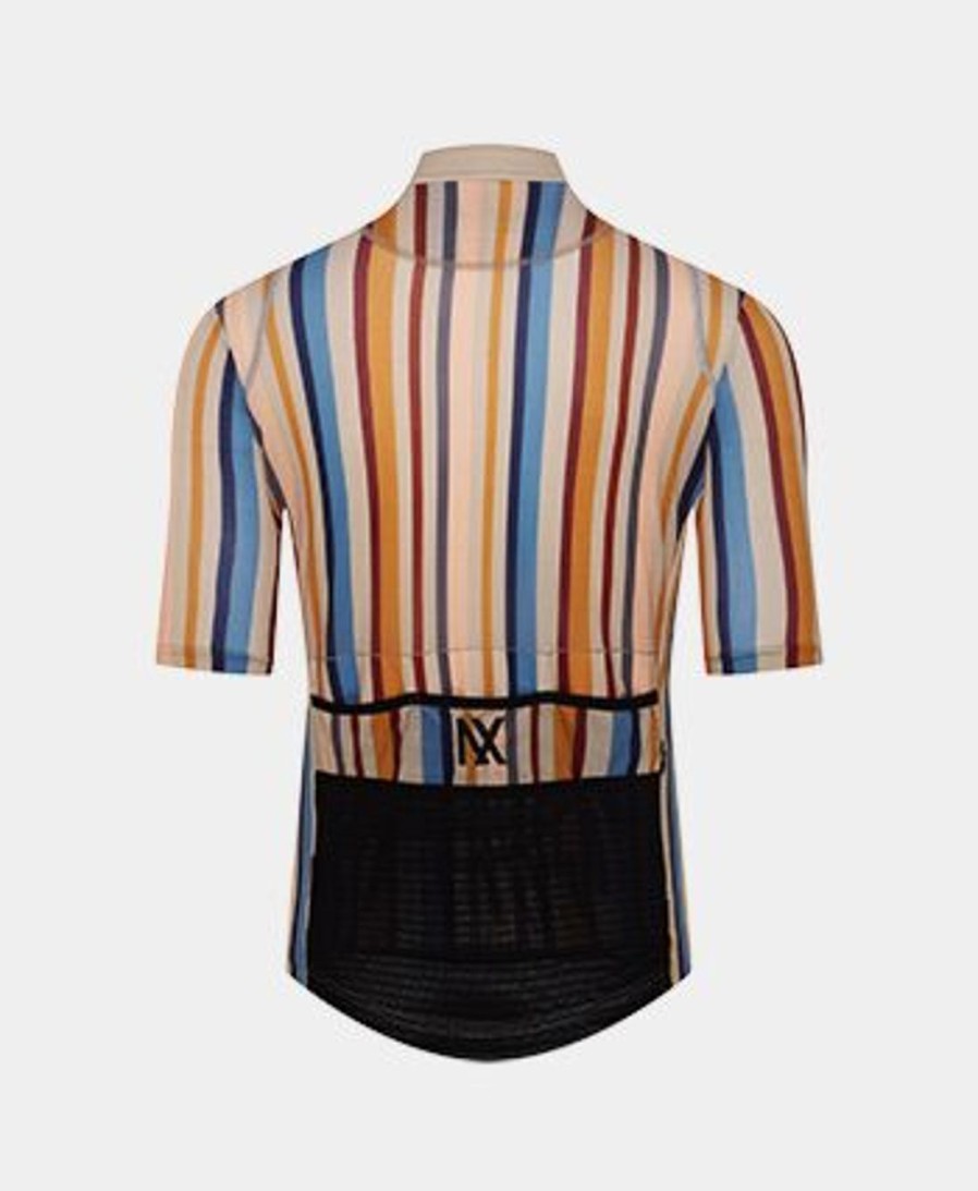 Uomo CAFÉ DU CYCLISTE | Maglia Audax Leggera Multicolor