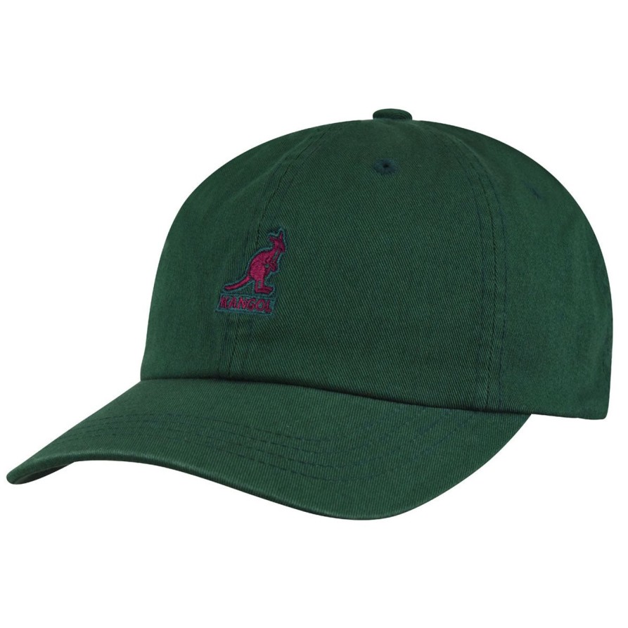 Uomo KANGOL | Cappello Con Logo Frontale Verde