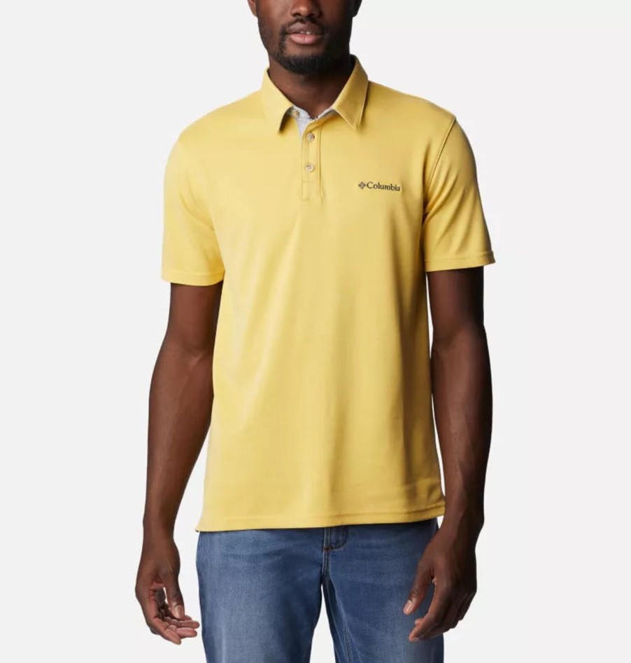 Uomo COLUMBIA | Polo Nelson Point Gialla