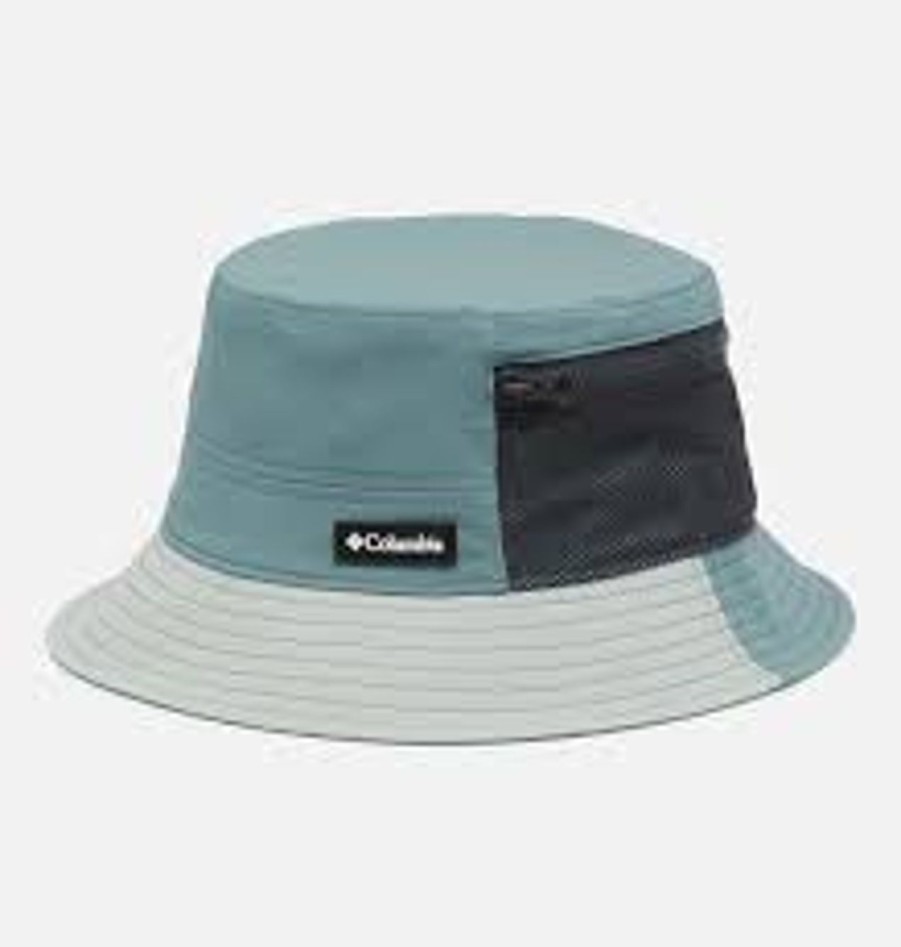 Uomo COLUMBIA | Cappello Da Pescatore Azzurro Con Logo