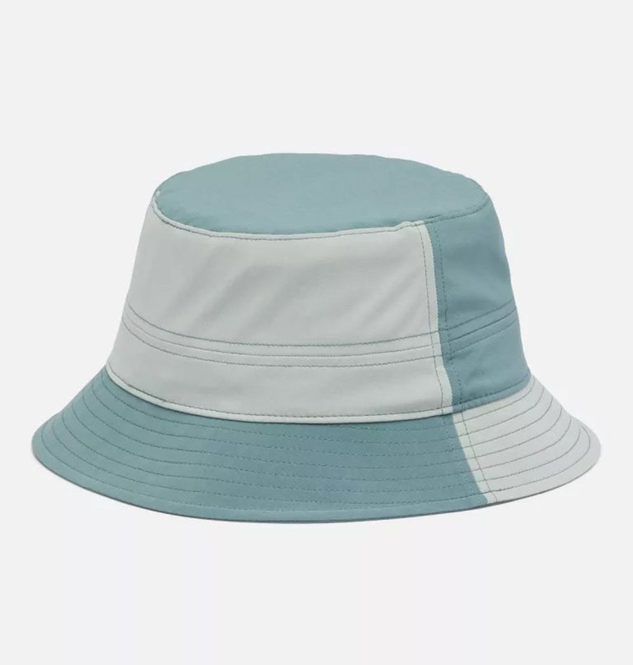 Uomo COLUMBIA | Cappello Da Pescatore Azzurro Con Logo