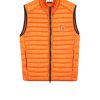 Uomo STONE ISLAND | Gilet Arancione Con Logo Frontale