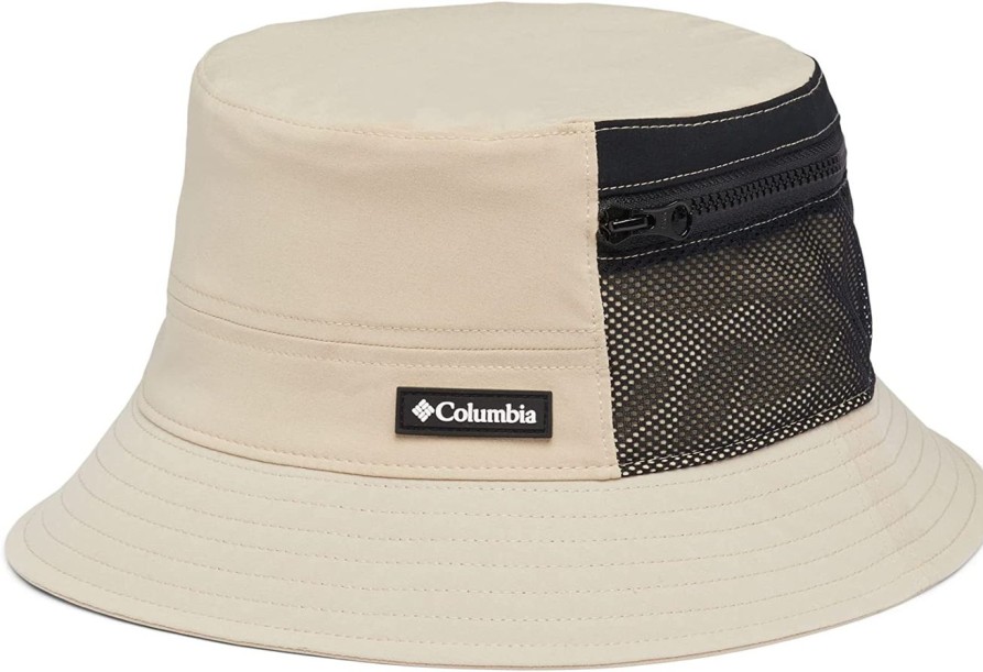 Uomo COLUMBIA | Cappello Da Pescatore Beige Con Logo