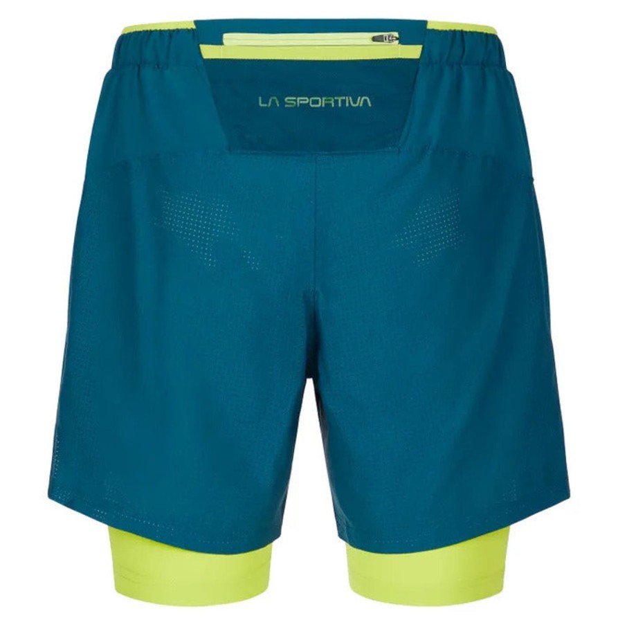 Uomo LA SPORTIVA | Morso Da Pista Blu/Lime Corto