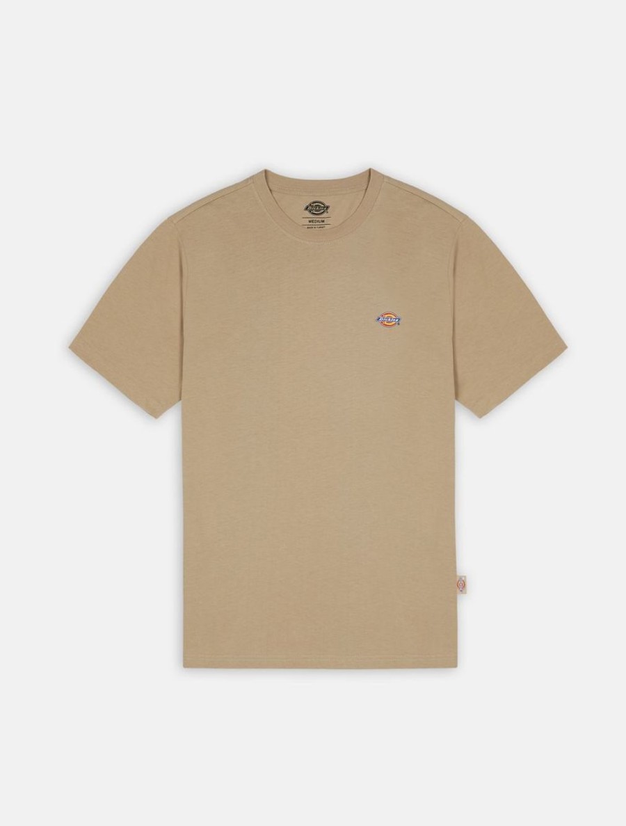 Uomo DICKIES | T-Shirt A Maniche Corte In Acero Beige