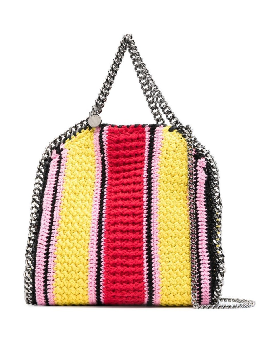 Donna STELLA McCARTNEY | Borsa Tote Falabella In Rafia Intrecciata