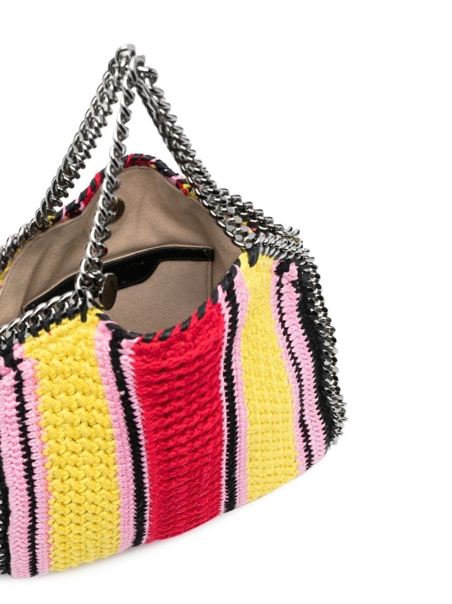 Donna STELLA McCARTNEY | Borsa Tote Falabella In Rafia Intrecciata