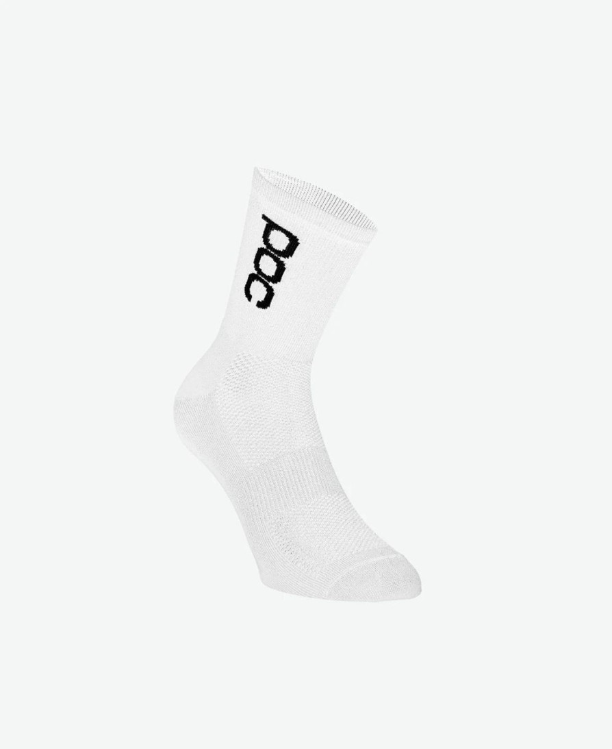 Sport POC | Calzino Da Strada White Essential Corto