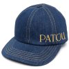 Donna PATOU | Cappellino In Denim Con Logo Ricamato