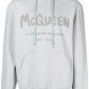 Uomo ALEXANDER MCQUEEN | Felpa Con Coulisse Stampa Logo