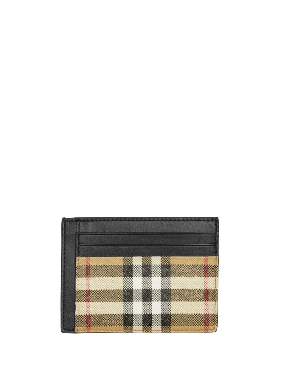 Uomo BURBERRY | Portacarte Con Fermasoldi Vintage Check