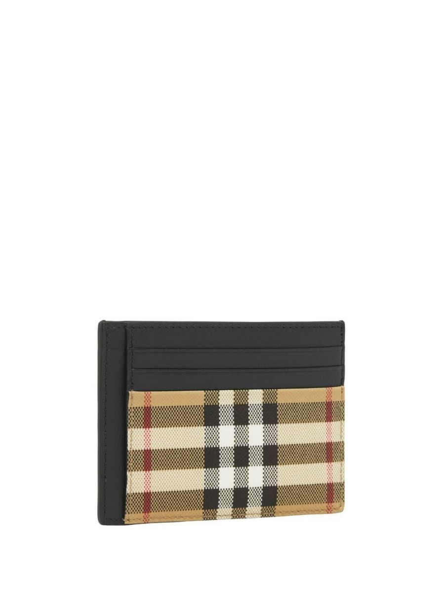 Uomo BURBERRY | Portacarte Con Fermasoldi Vintage Check