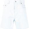 Donna MIU MIU | Shorts In Cotone Con Logo In Rilievo