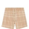 Uomo BURBERRY | Boxer Da Mare Con Coulisse E Stampa Check