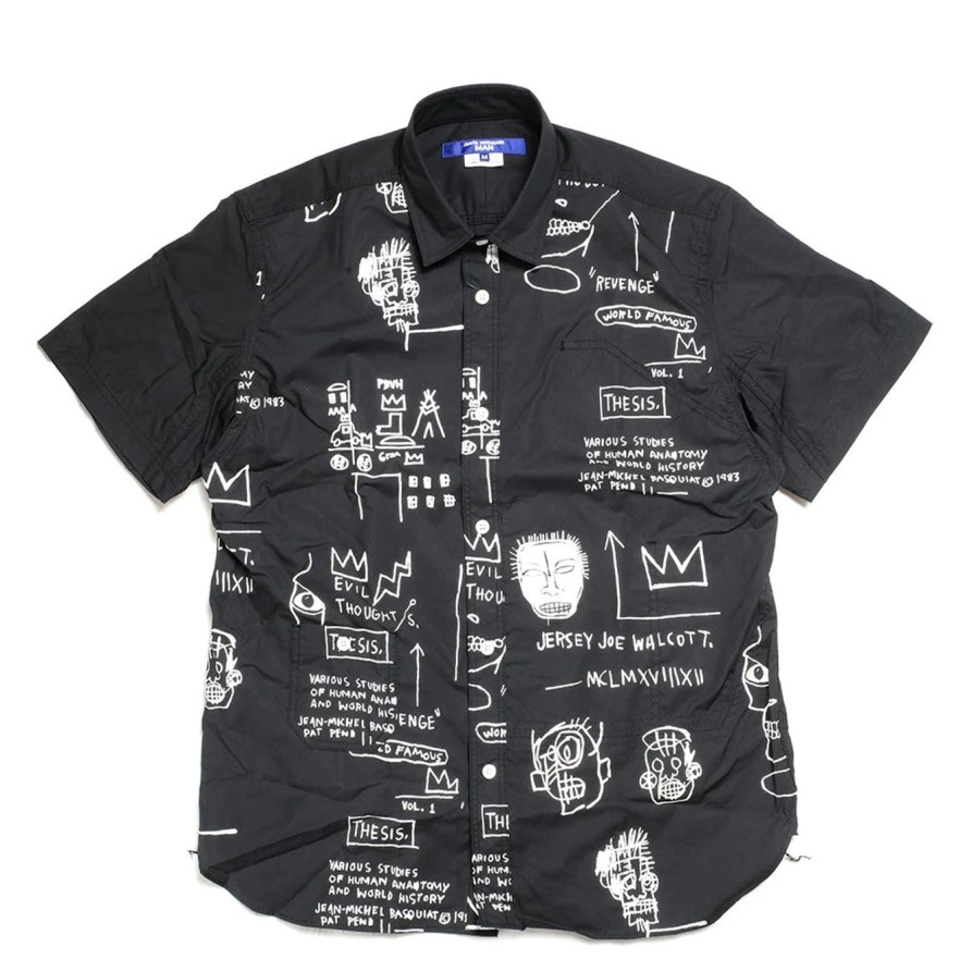 Uomo COMME DES GARÇONS JUNYA WATANABE | Camicia A Maniche Corte - Jean-Michel Basquiat