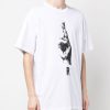 Uomo RAF SIMONS | T-Shirt Con Stampa Di Segni Di Mano