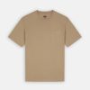 Uomo DICKIES | T-Shirt Porterdale Tascabile Beige A Maniche Corte