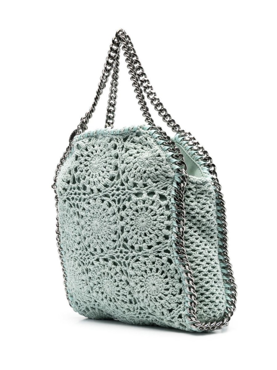 Donna STELLA McCARTNEY | Borsa Falabella All'Uncinetto Azzurra