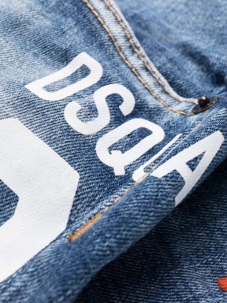 Donna DSQUARED2 | Icon Jeans Cropped Con Risvolto