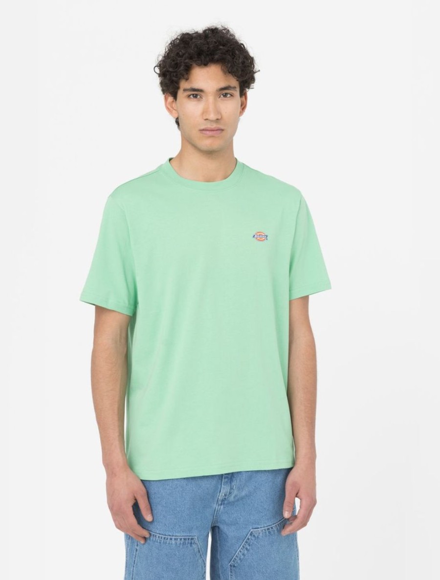 Uomo DICKIES | T-Shirt A Maniche Corte In Mapleton Verde Menta