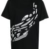 Uomo ALEXANDER MCQUEEN | T-Shirt A Maniche Corte Con Stampa Scheletro