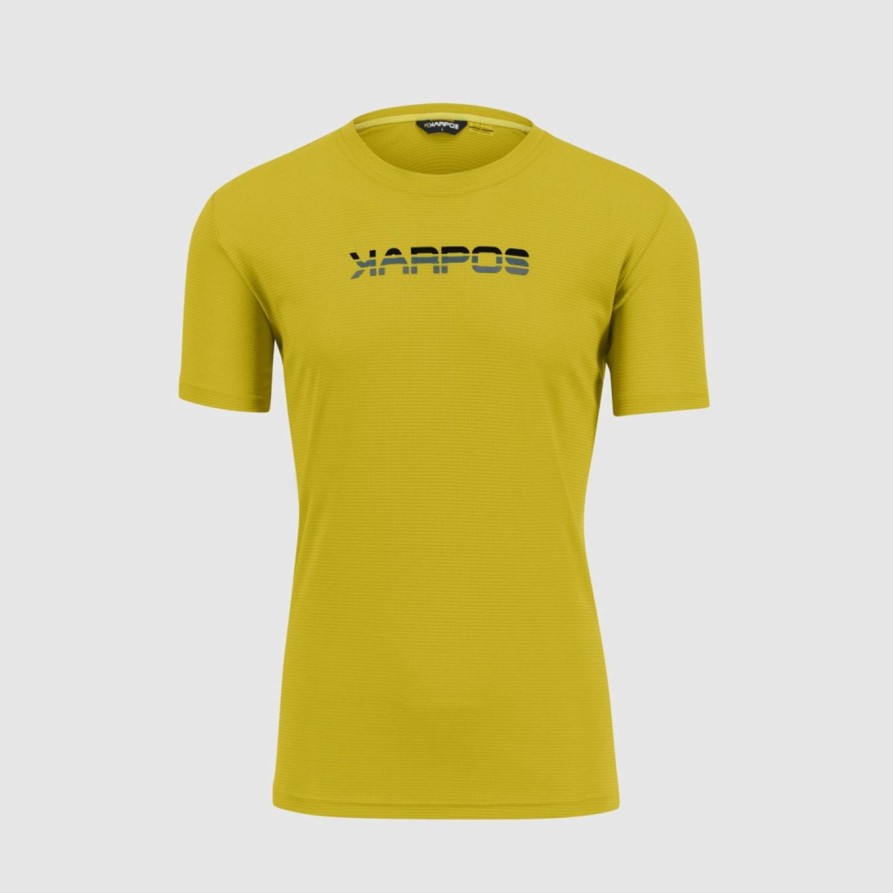 Uomo KARPOS | T-Shirt In Jersey Giallo Loma