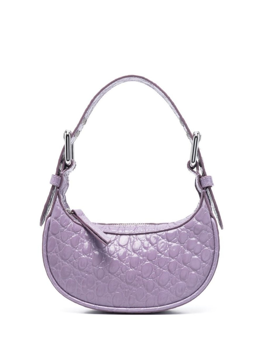 Donna BY FAR | Borsa A Tracolla Mini Soho Effetto Coccodrillo