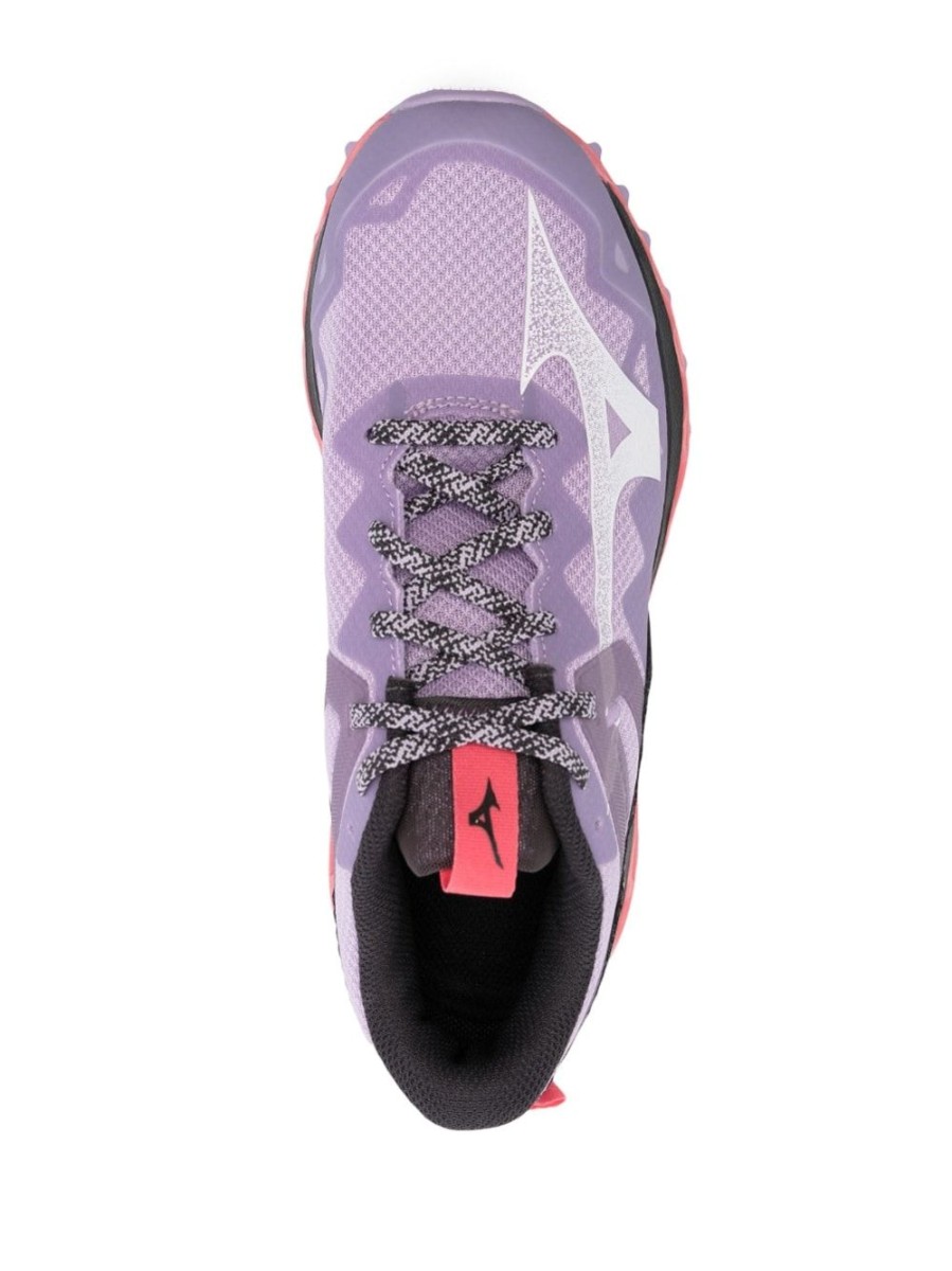 Donna MIZUNO | Sneaker Wave Mujin 9 Lilla/Bianca/Corallo