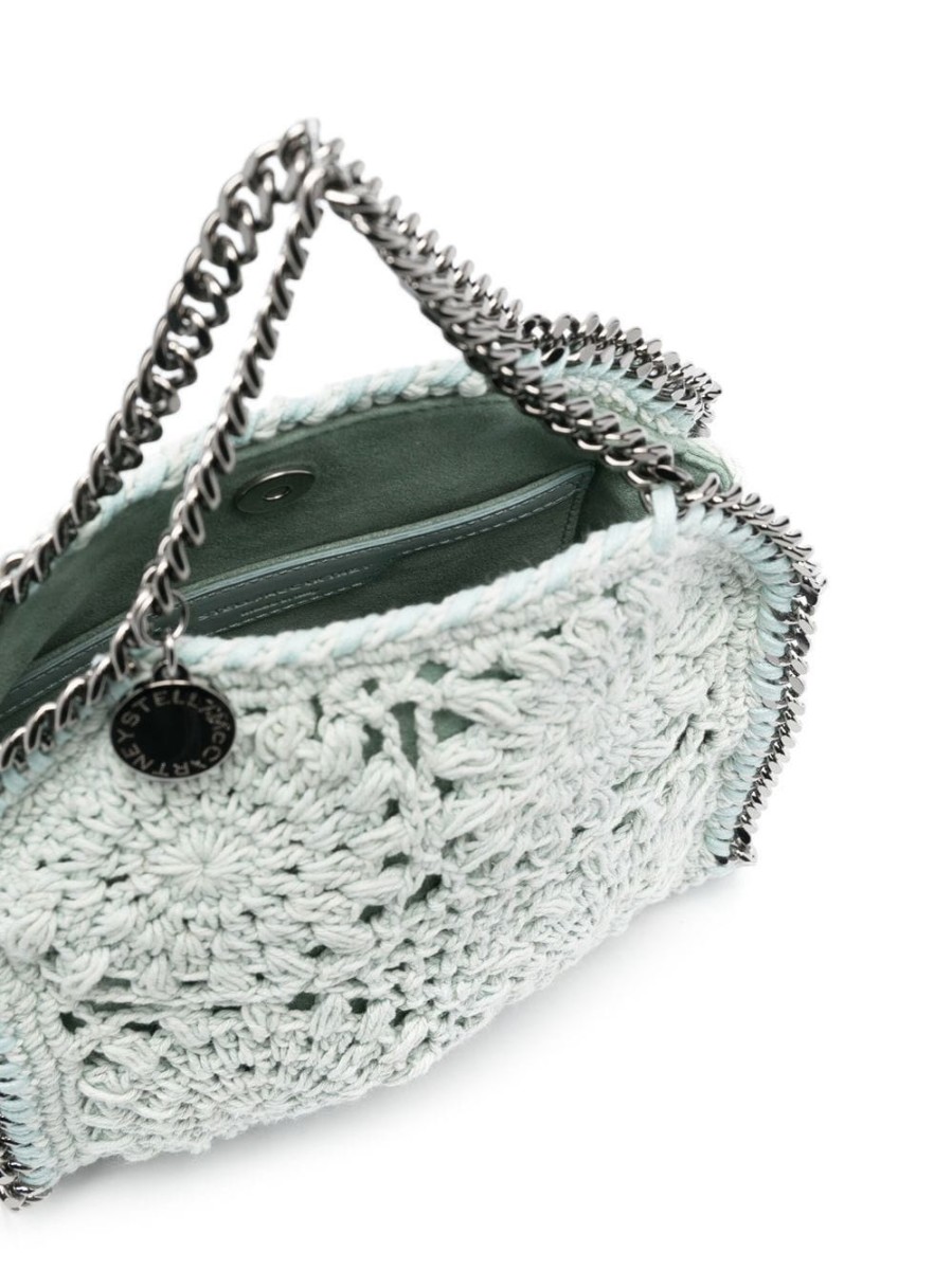 Donna STELLA McCARTNEY | Borsa Tote Falabella In Maglia Lavorata All'Uncinetto