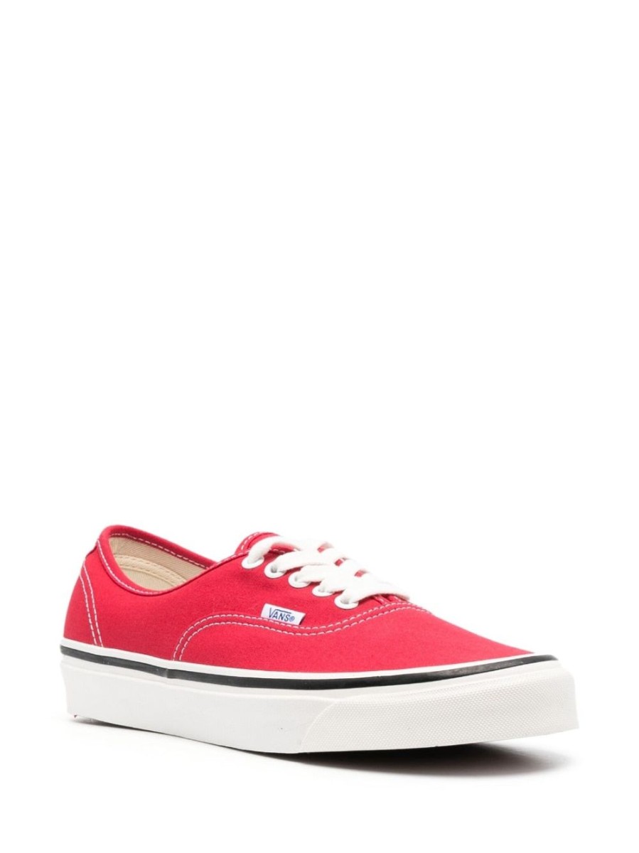 Uomo VANS | Sneaker Bassa Authentic In Cotone Rosso