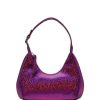 Donna BY FAR | Borsa A Spalla Baby Amber Con Dettaglio Glitter