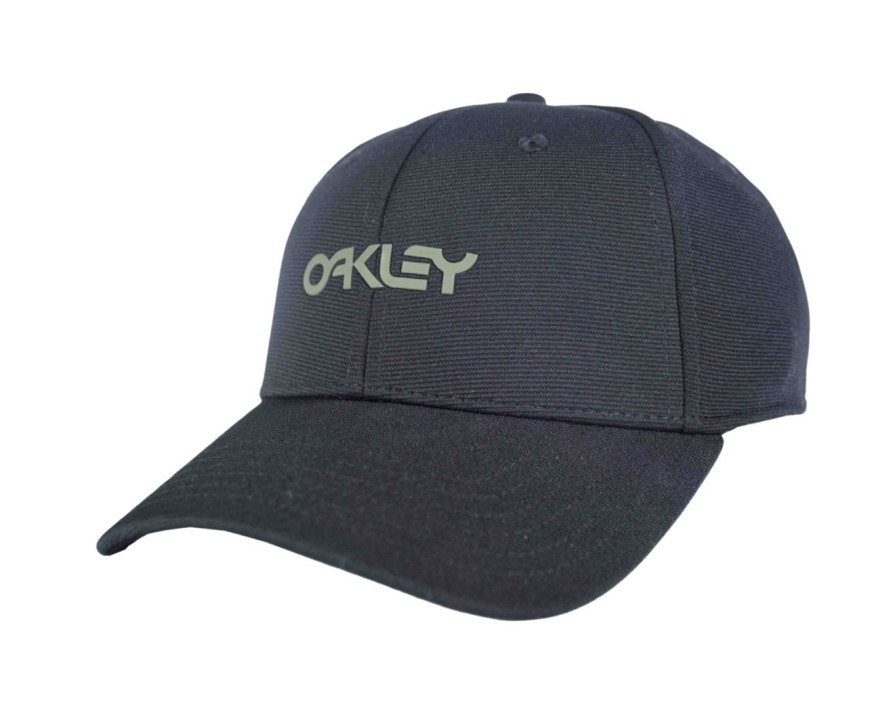 Uomo OAKLEY | Cappellino Con Logo Nero/Verde