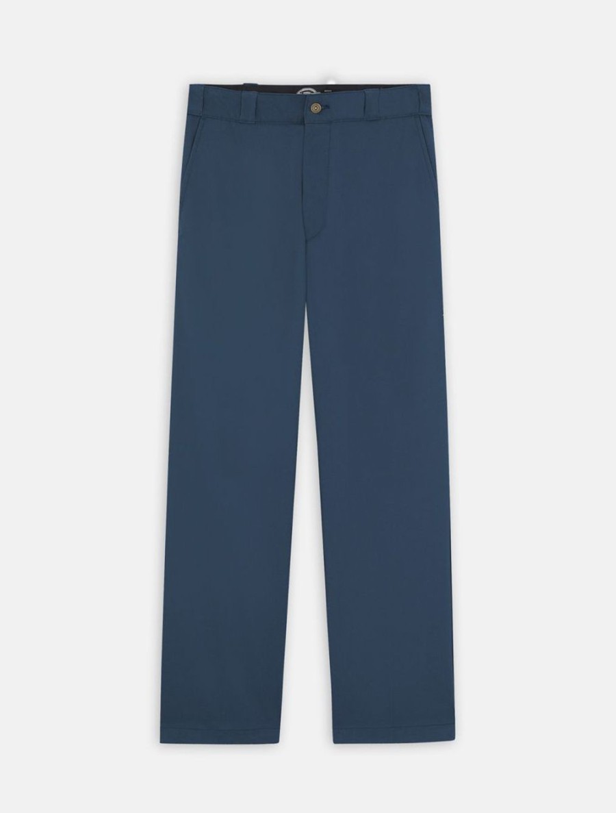 Uomo DICKIES | Pantaloni Da Lavoro Flex Blu 874